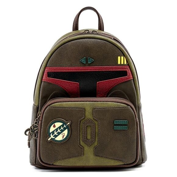 Loungefly Star Wars Boba Fett No Good To Me Dead Cosplay Mini Backpack